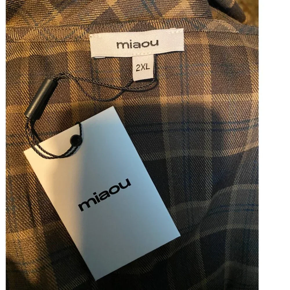 Miaou Plaid Ginger Dress NWT - Picture 5 of 6